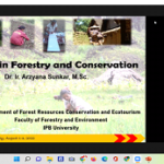 Peserta International Summer Course Fahutan IPB University Belajar Entrepreneurship dan Pengelolaan Hutan secara Lestari