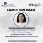Selamat dan Sukses Prof. Dr. Ir. Mirza Dikari Kusrini, M.Si.