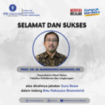 Selamat dan Sukses Prof. Dr. Ir. Naresworo Nugroho, MS