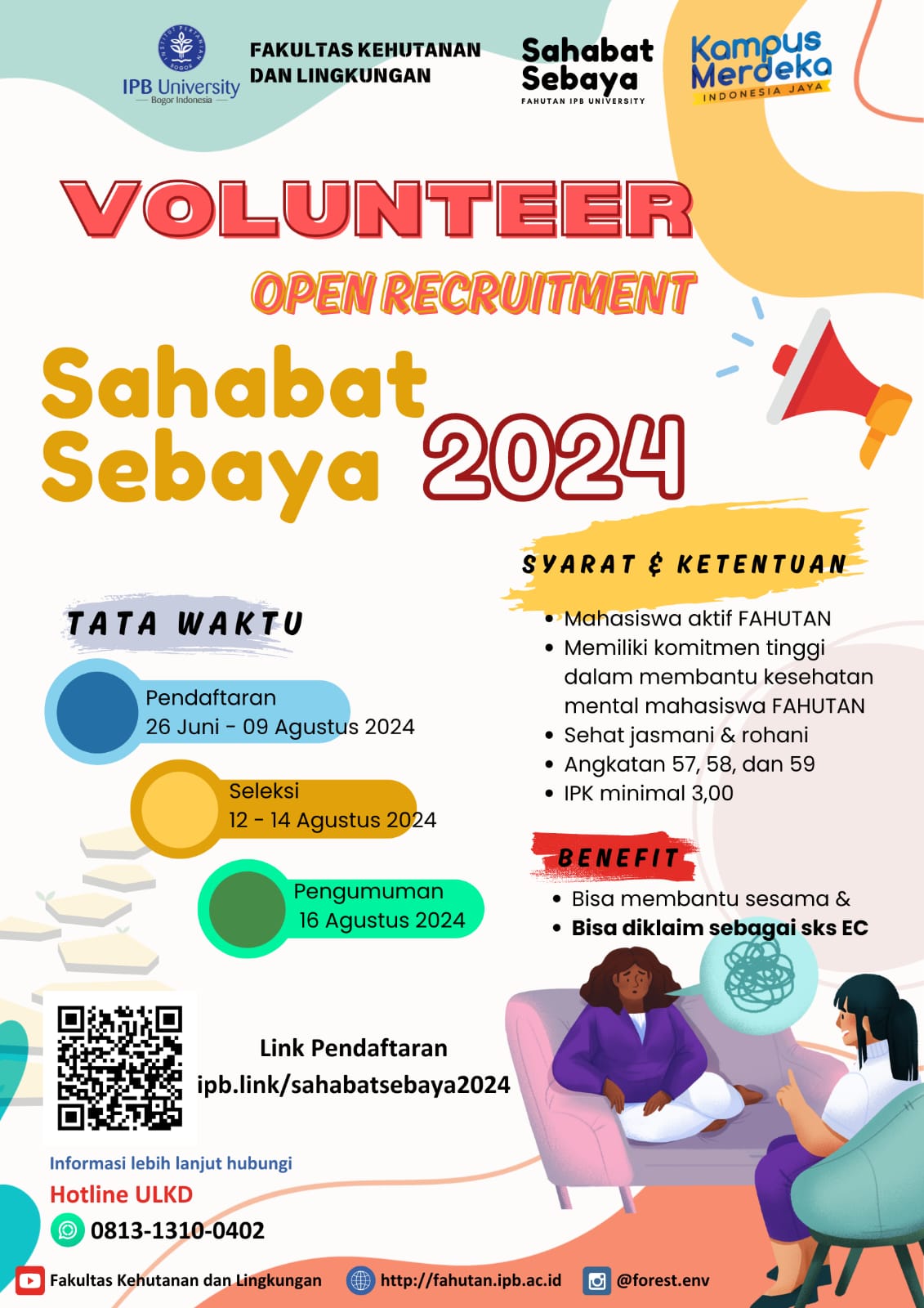 Volunteer Open Recruitment Sahabat Sebaya 2024