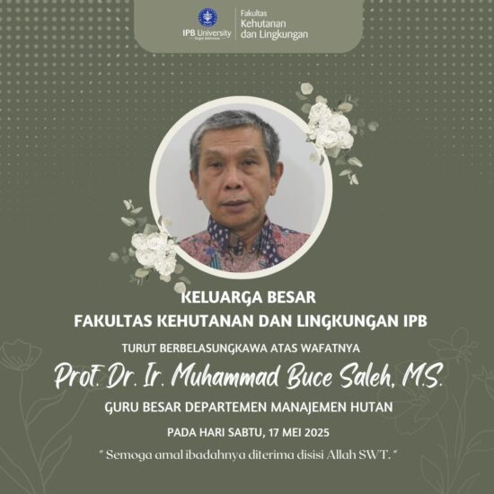 Turut Berbelasungkawa Atas Wafatnya Prof. Dr. Ir. Muhammad Buce Saleh, M.S.