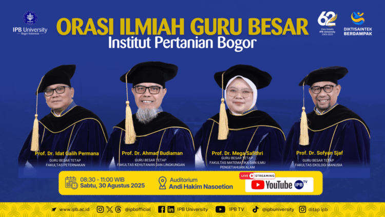 Orasi Ilmiah Guru Besar IPB | 30 Agustus 2025