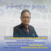 Selamat dan Sukses 𝗗𝗿. 𝗘𝗿𝗶𝗮𝗻𝘁𝗼 𝗜𝗻𝗱𝗿𝗮 𝗣𝘂𝘁𝗿𝗮, 𝗦.𝗛𝘂𝘁., 𝗠.𝗦𝗶.