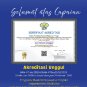 Program Studi Doktor Silvikultur Tropika Departemen Silvikultur Fakultas Kehutanan dan Lingkungan IPB Raih Capaian Akreditasi Unggul