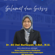 Selamat dan Sukses 𝗗𝗿. Ati Dwi Nurhayati, 𝗦.𝗛𝘂𝘁., 𝗠.𝗦𝗶.