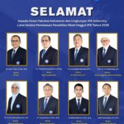 Dosen Fahutan IPB Lolos Seleksi Pendanaan Riset Unggul IPB 2026