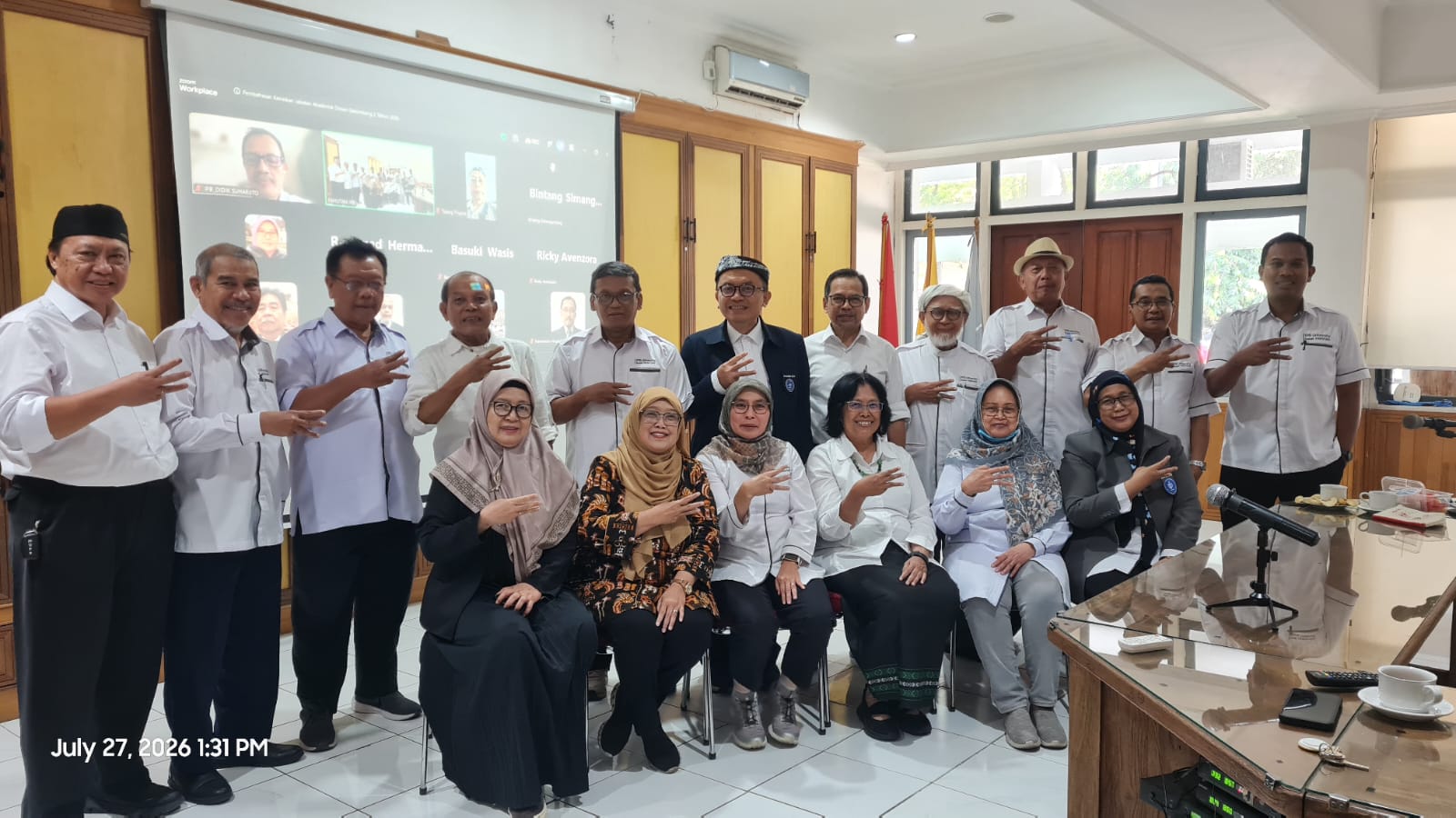Rapat Pleno Senat Fakultas Tanggal 27 Juli 2026